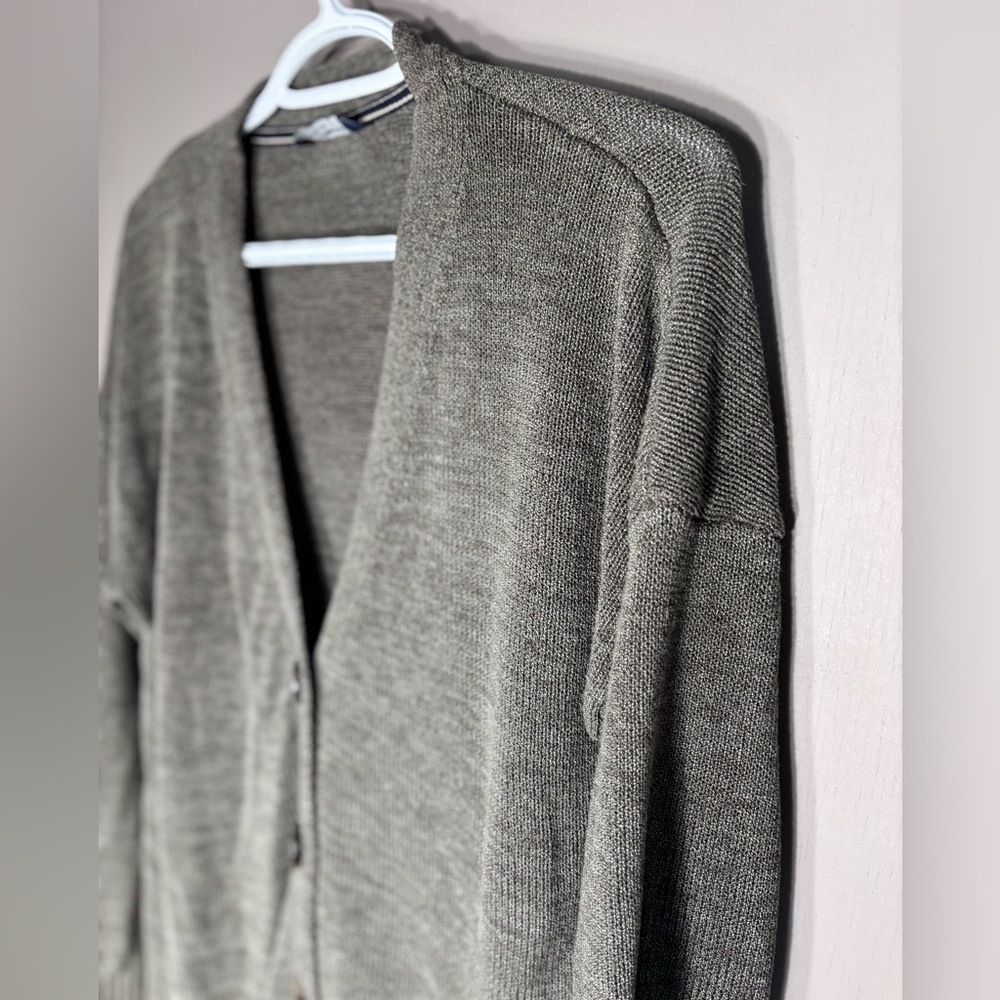DENVER HAYES Khaki Knit Cardigan - Picture 7 of 9